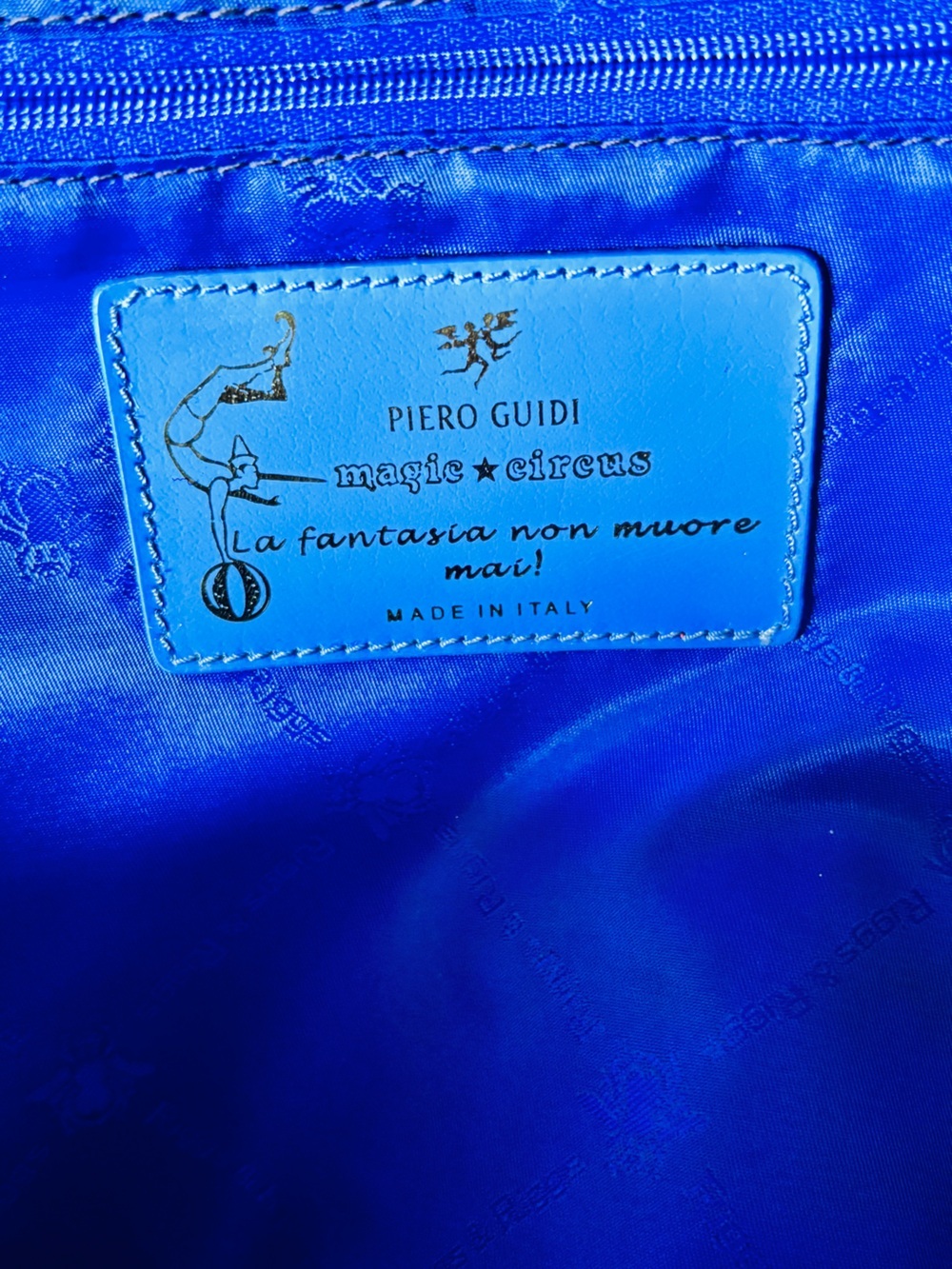Piero Guidi magic circus leather backpack made in Italy. Excellent condition - Picture 7 of 9